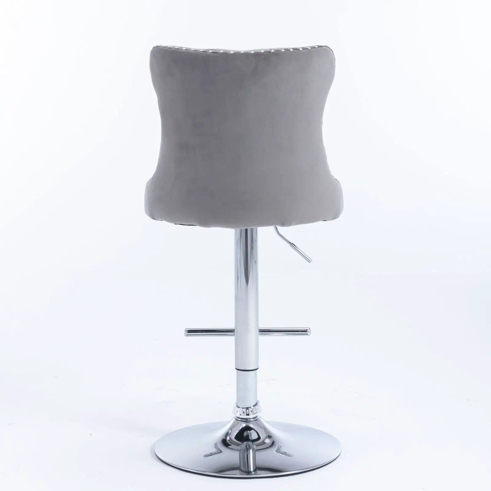 Swivel Adjustable Height Barstools Set of 2 by HouseOfZazla