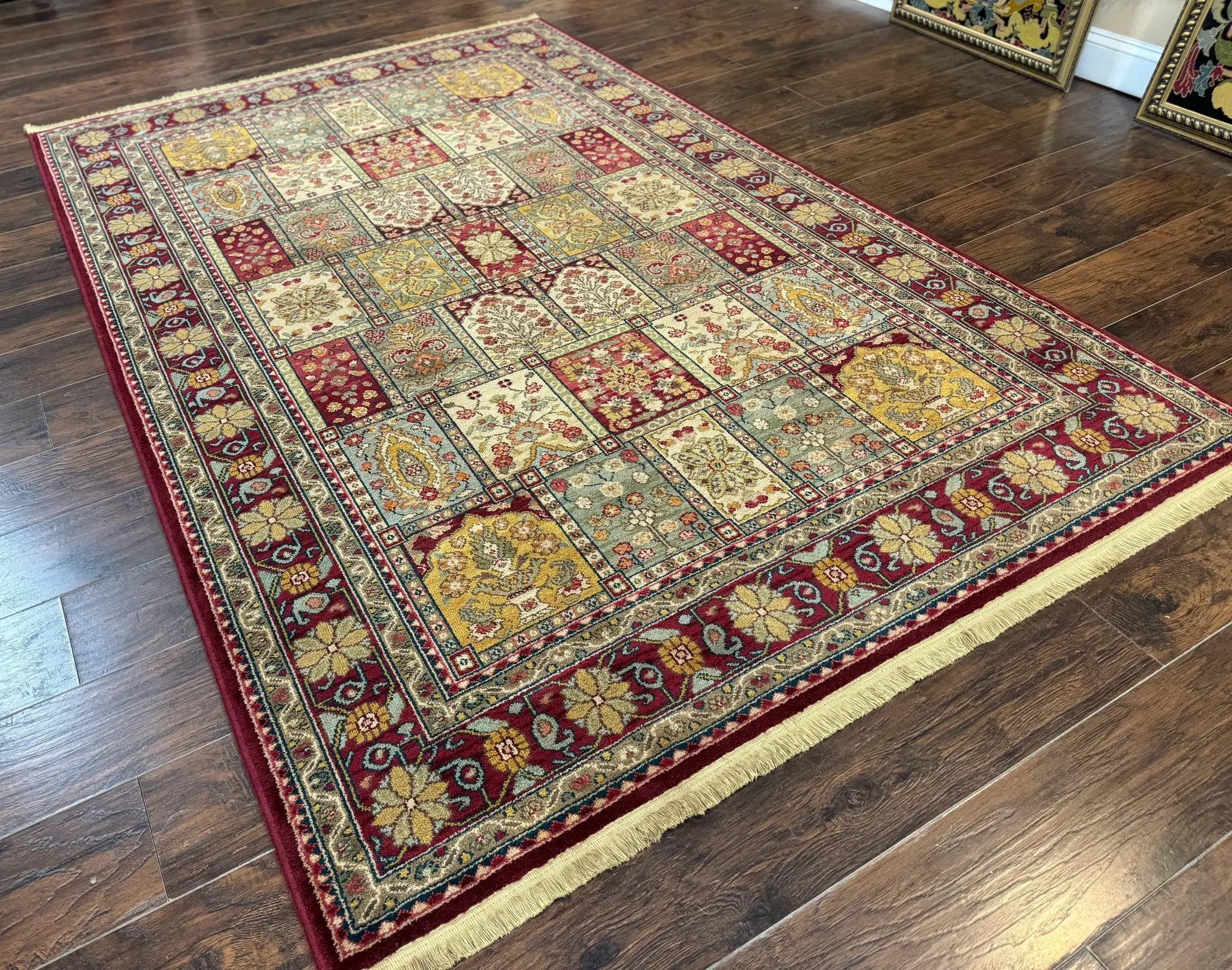 Karastan Rug 5.9 x 9 Antique Legends Bakhtiyari#2200-202, Karastan Area Rug, Wool Pile Vintage Karastan Carpet by Jewel Rugs