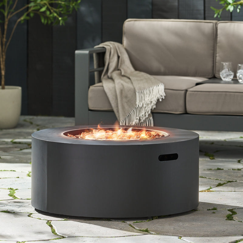 Round Iron Fire Pit by BLAKHOM