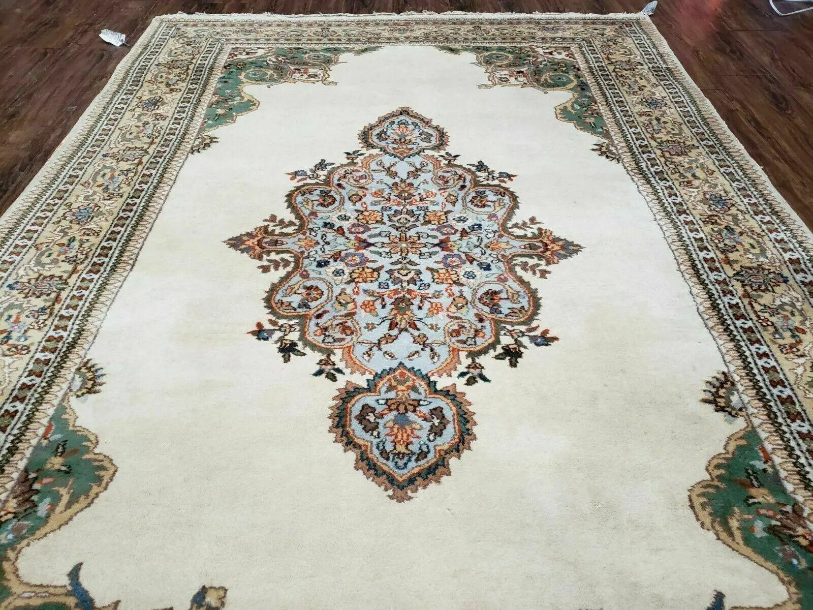 6' X 9' Vintage Handmade India Open Field Tribal Wool Rug Carpet Medallion Nice by Jewel Rugs