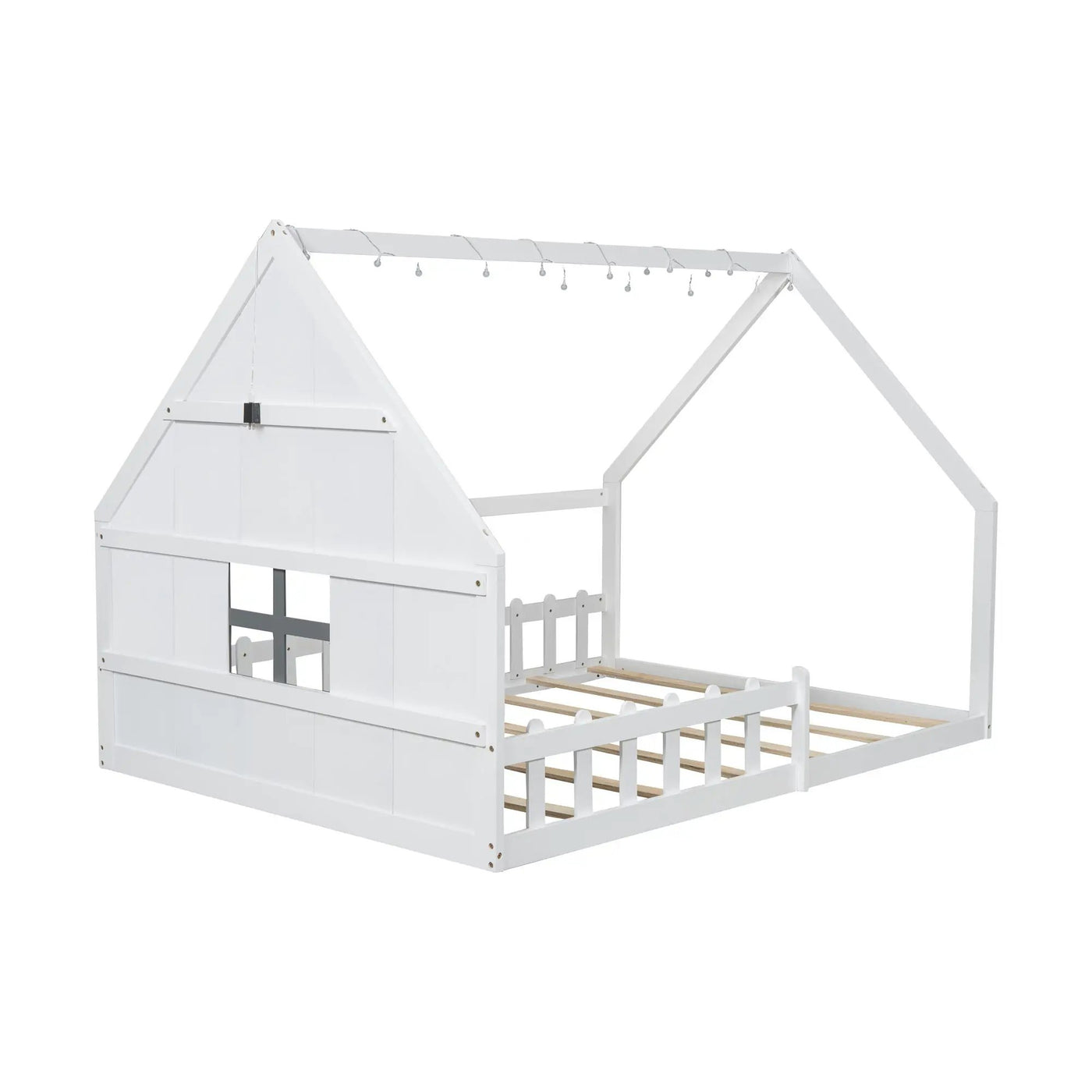 House Bed With Window And Fence by HouseOfZazla