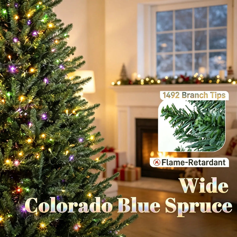6 ft Pre-Lit Colorado Christmas Tree by HouseOfZazla