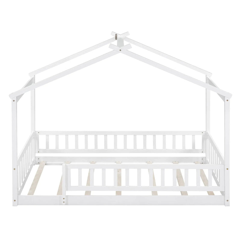 Bed House Bed Frame With Fence by Unique Piece Furniture