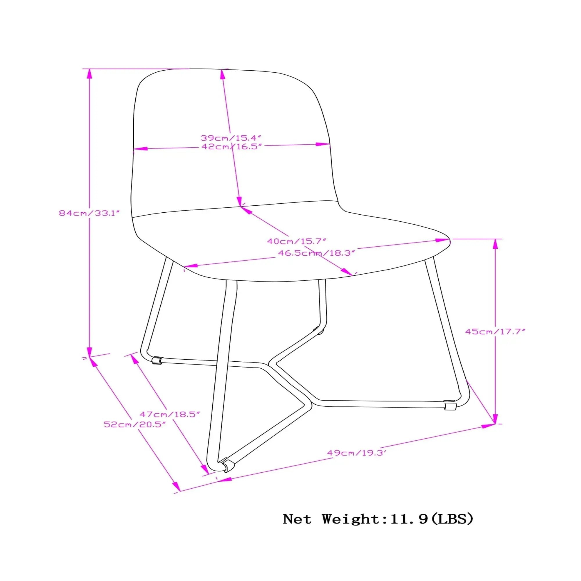 Wilcox - Dining Chair (Set of 2) - Charcoal Gray by Unique Piece Furniture