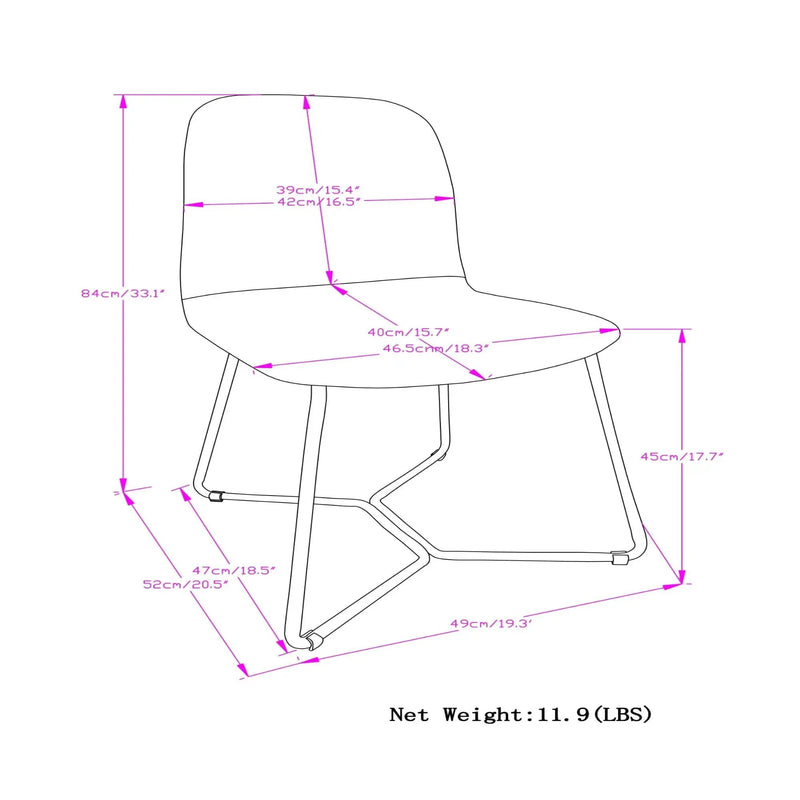 Wilcox - Dining Chair (Set of 2) - Charcoal Gray by Unique Piece Furniture