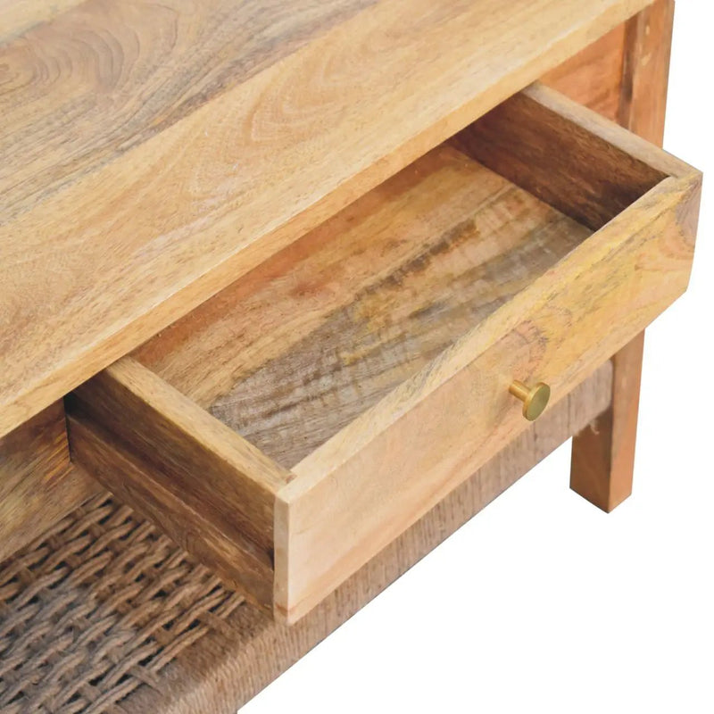 Rope 1 Drawer Table by HouseOfZazla