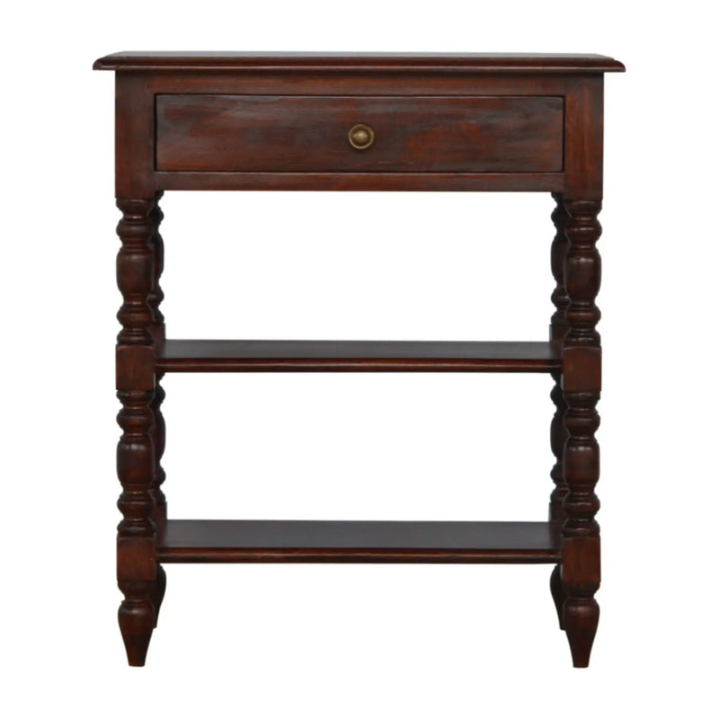 Turned Legs Side Table by Unique Piece Furniture