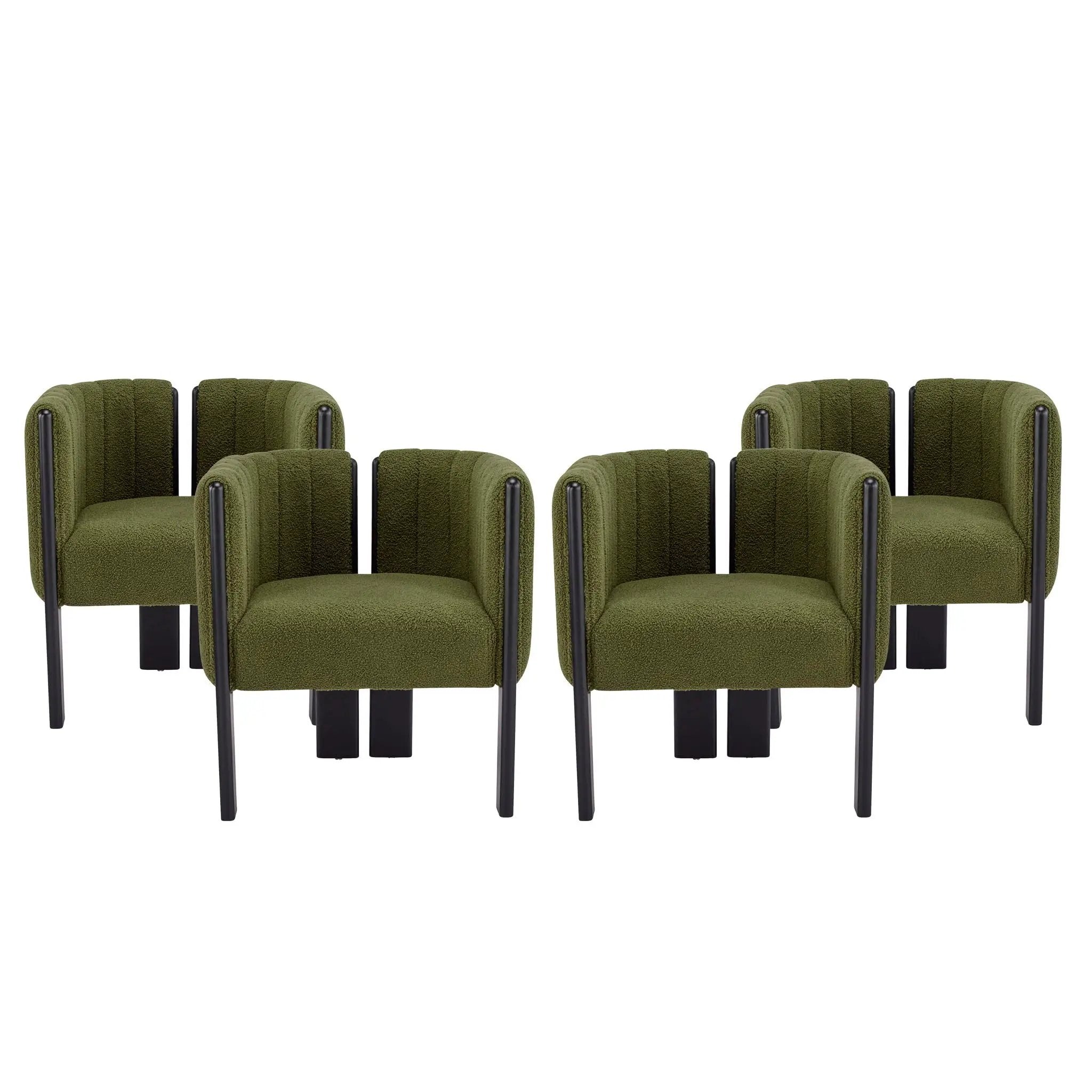 Comfort Stylish Seating Dining Chair Set by HouseOfZazla