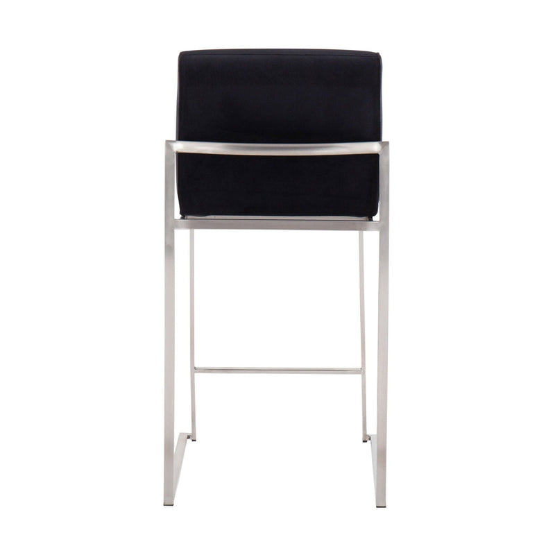 Fuji - Contemporary High Back Counter Stool, Functional Design by HouseOfZazla