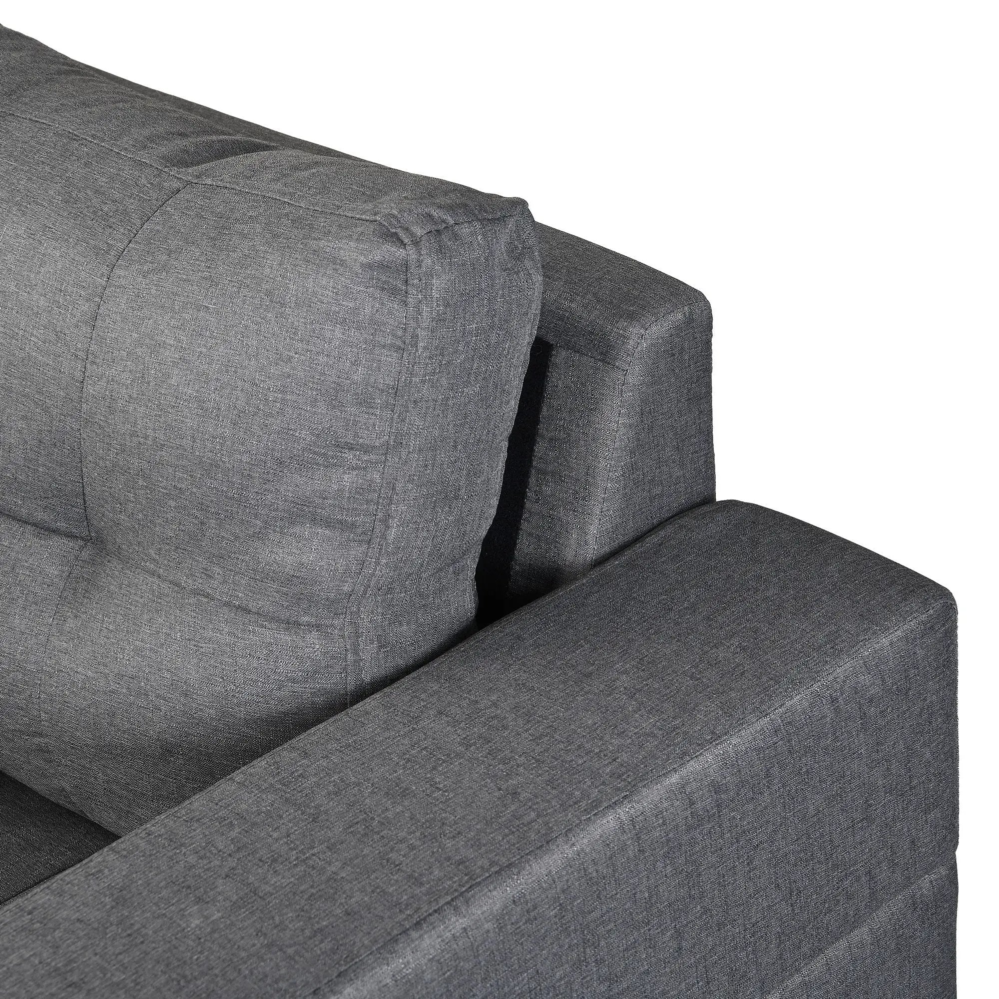 Sectional Sofa Set For Living Room With L Shape Chaise Lounge, Cup Holder And Left Or Right Hand Chaise Modern 4 Seat by HouseOfZazla