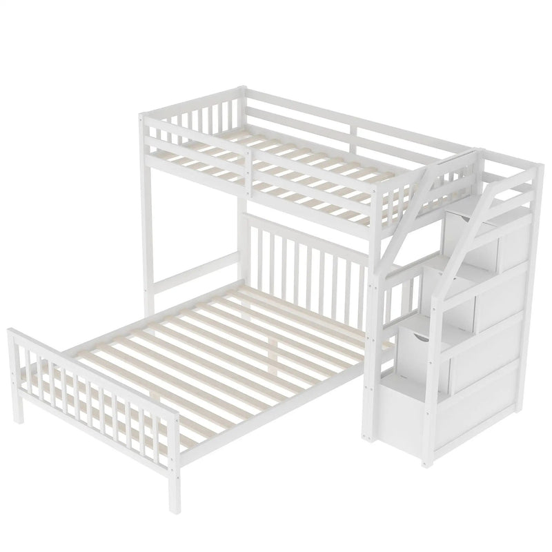 Loft Bed With Staircase And Storage