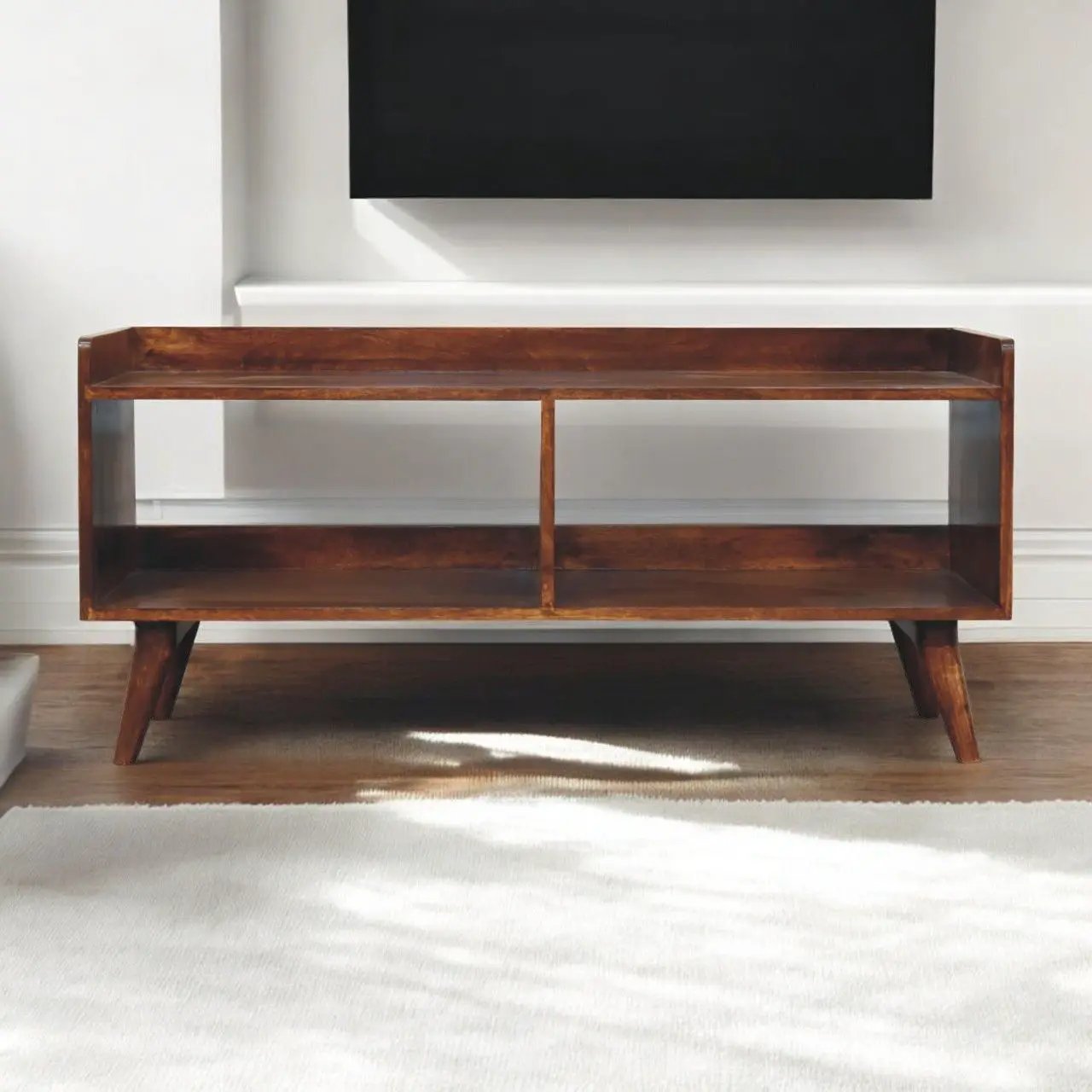 Open Top Media Unit - Brown by Unique Piece Furniture
