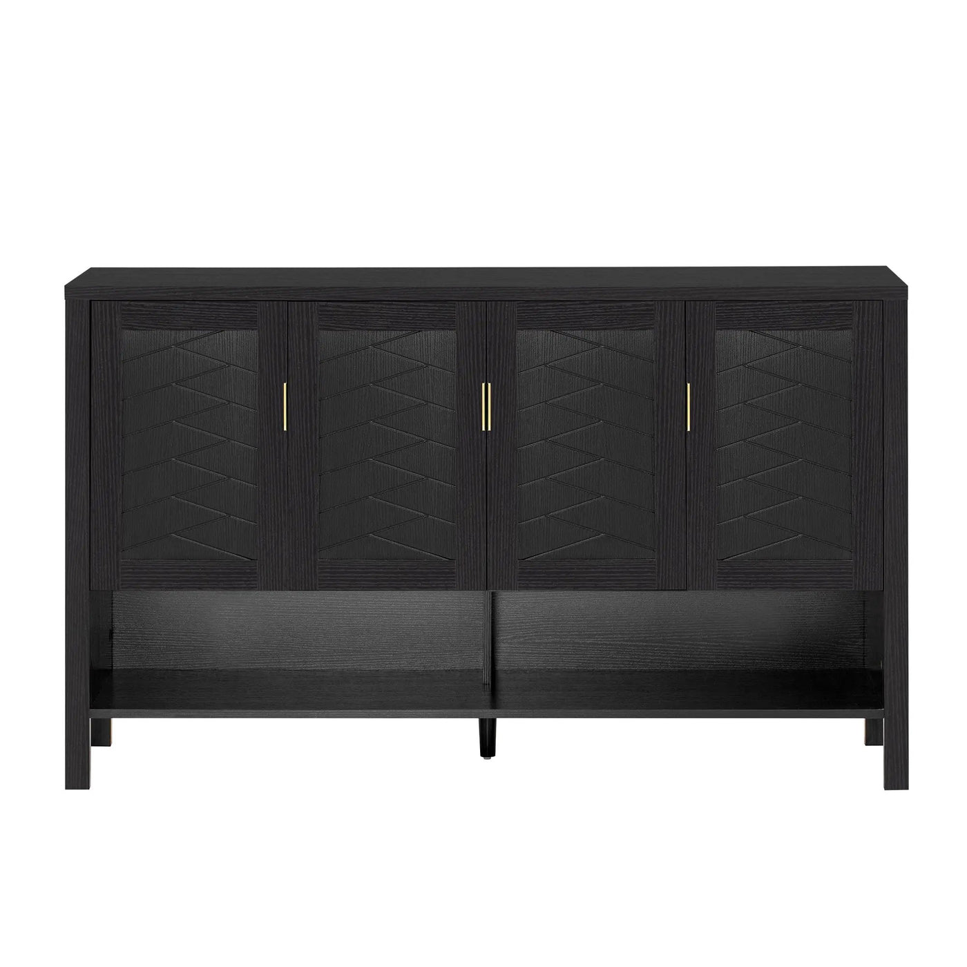 U_STYLE 55.1'' Storage Sideboard with 4 Doors by HouseOfZazla