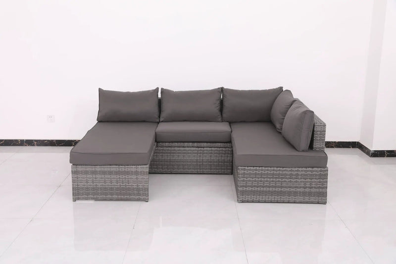 Patio Sofa With Cushions - Gray by Unique Piece Furniture