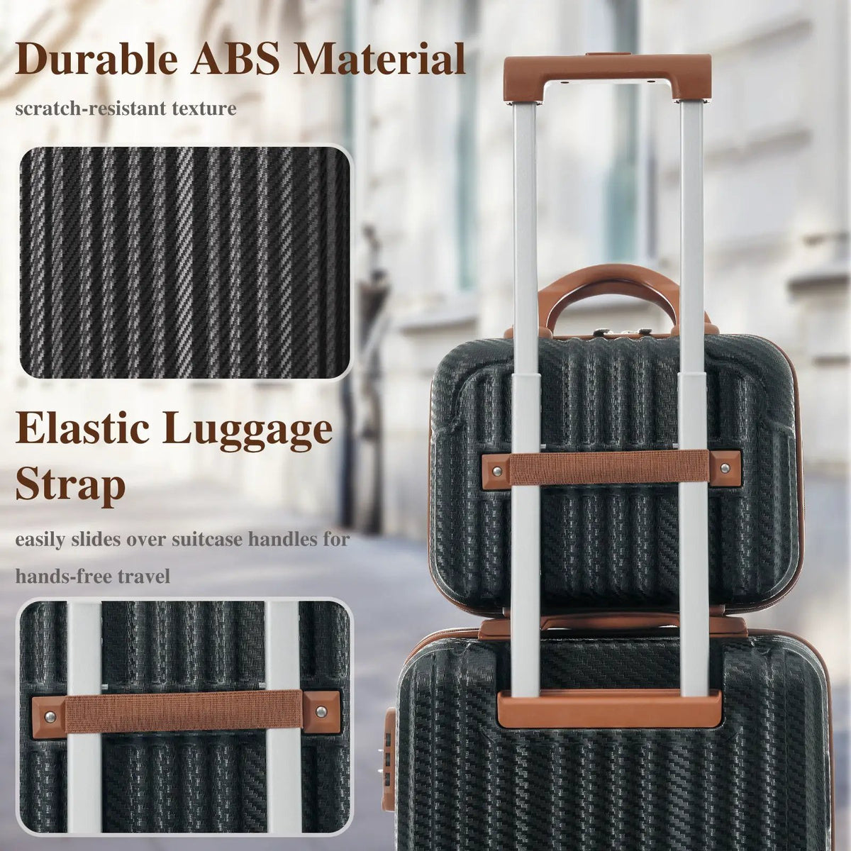 2-Piece Hardshell Luggage Set by HouseOfZazla