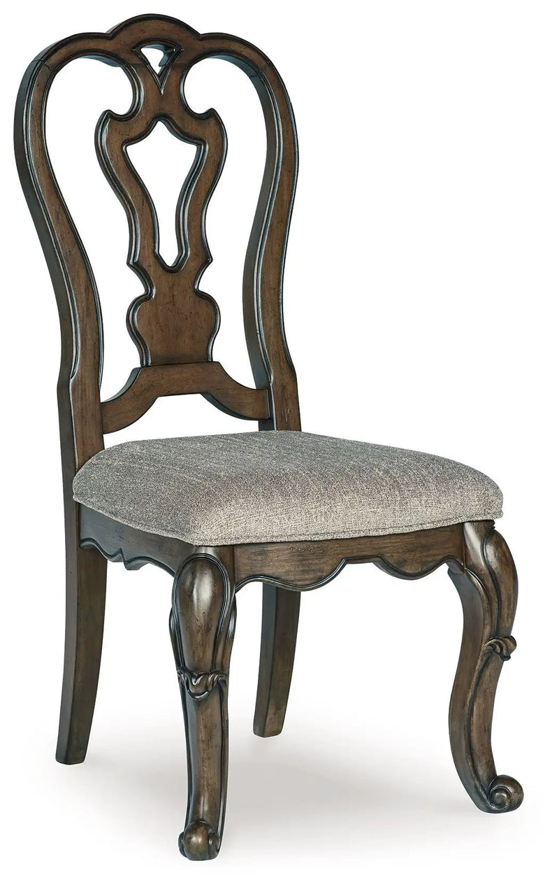 Maylee - 11 Pc. - Dining Extension Table, 4 Side Chairs, 2 Arm Chairs, Storage Bench, Buffet And Hutch - Dark Brown by Unique Piece Furniture