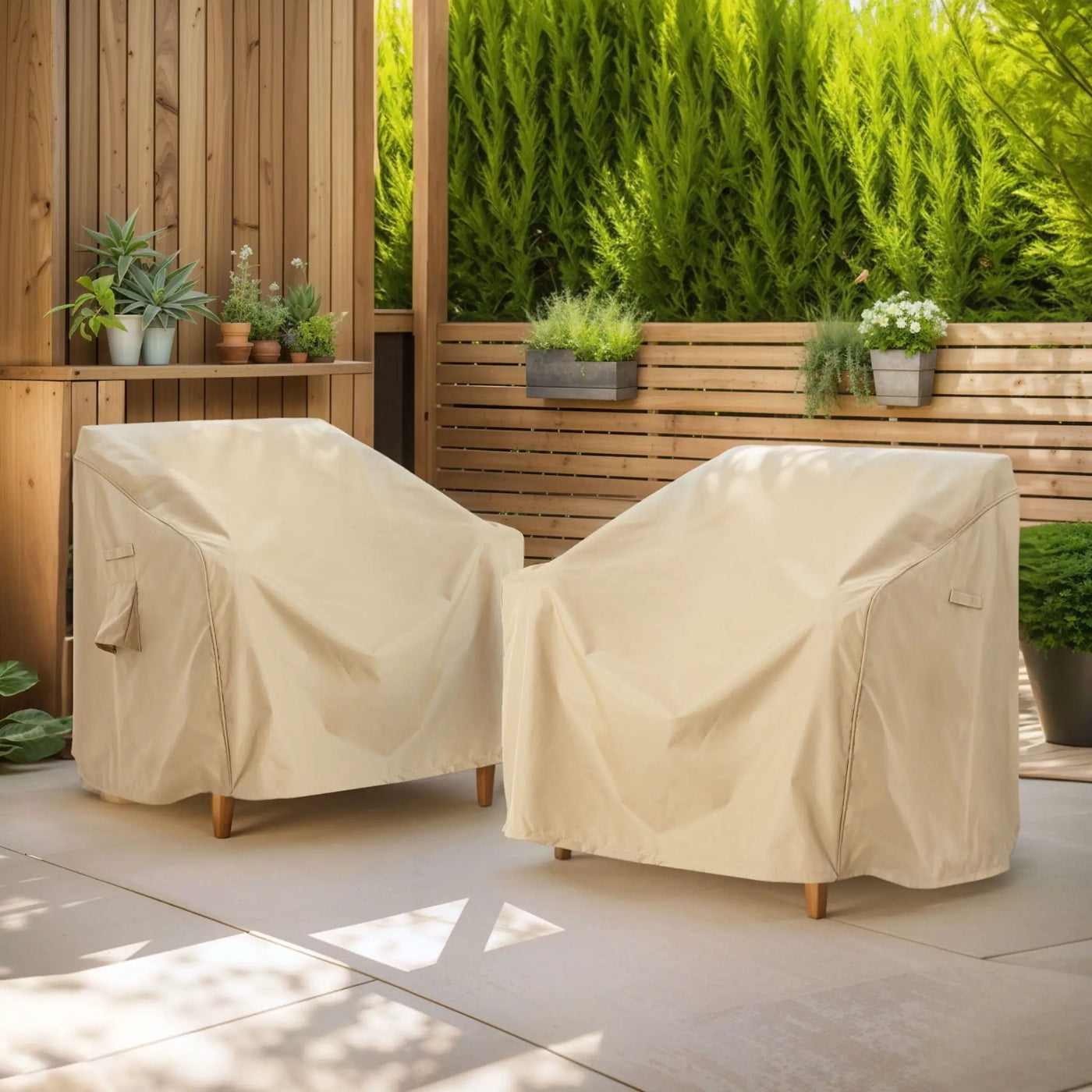 Shield Outdoor Patio Club Chair Cover by HouseOfZazla