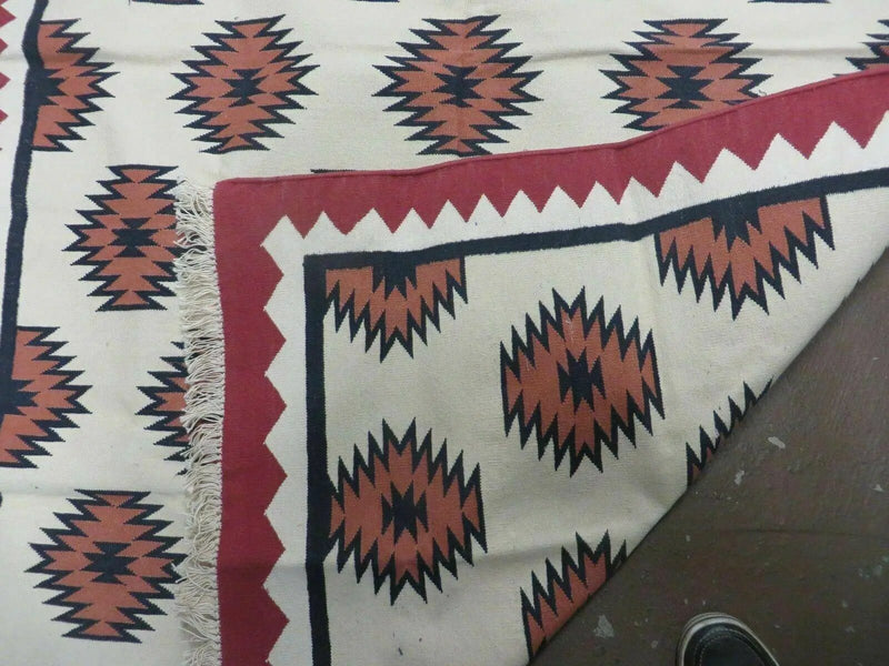 5' X 8' Hand Woven Wool Rug Contemporary Kilim Dhurrie Modern Oriental Area Rug by Jewel Rugs