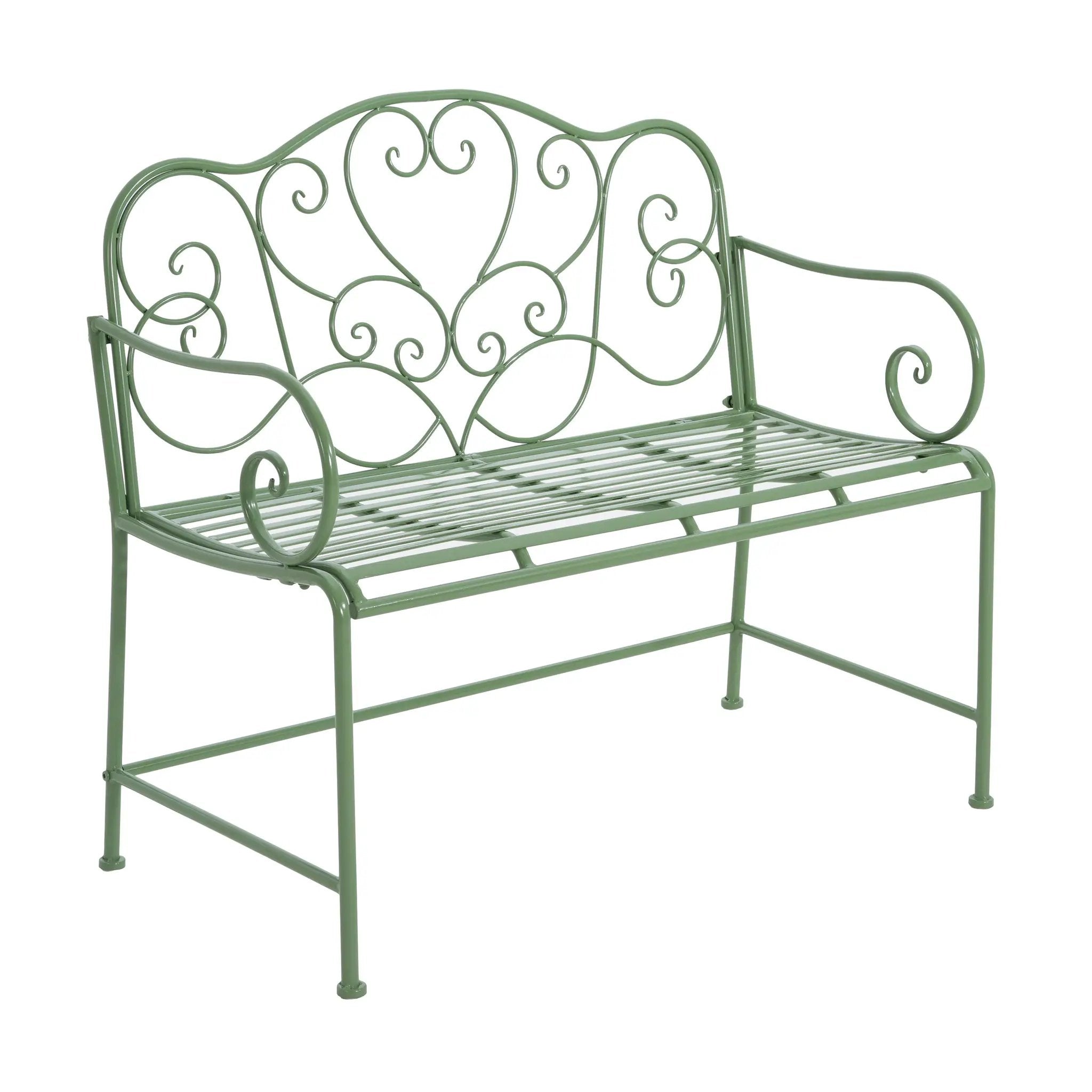 Sunnydaze Outdoor Garden Bench - Green by HouseOfZazla
