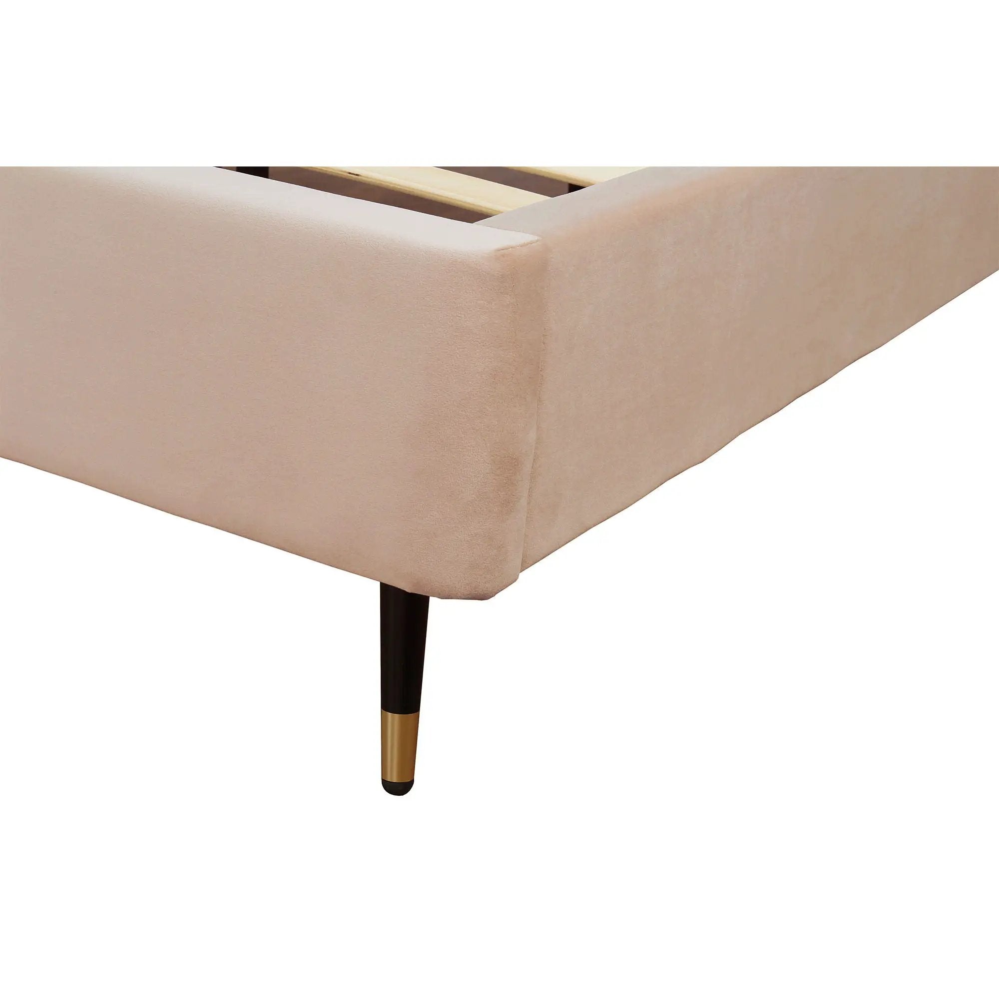 Crosby - Bed With Upholstered Headboard And Slats