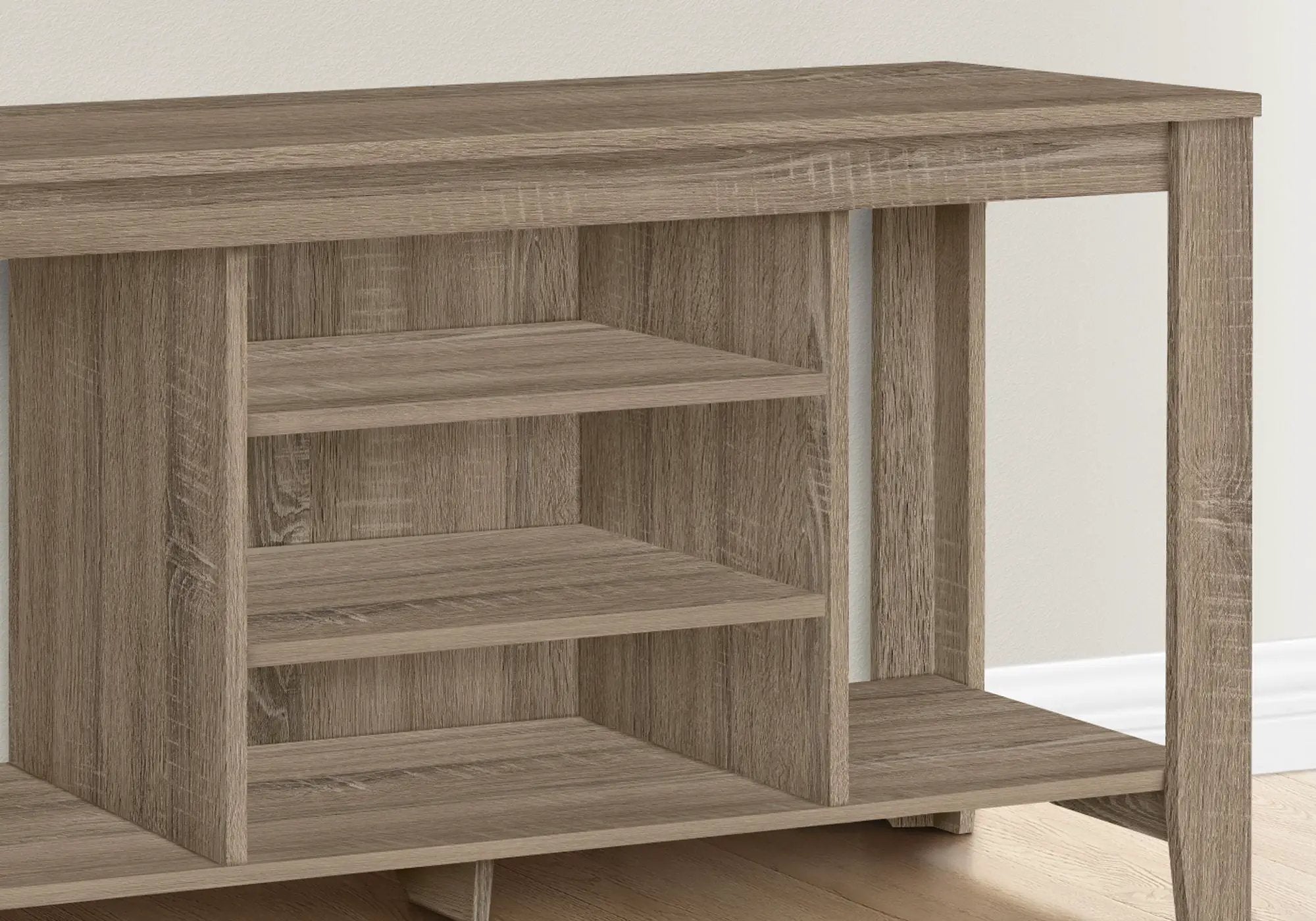 TV Stand, Console, Media Entertainment Center, Versatile Storage Shelves by Unique Piece Furniture