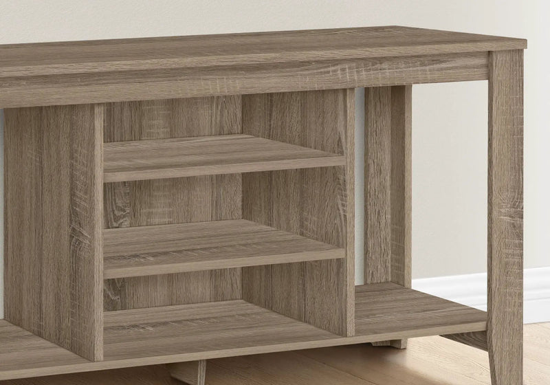 TV Stand, Console, Media Entertainment Center, Versatile Storage Shelves by Unique Piece Furniture