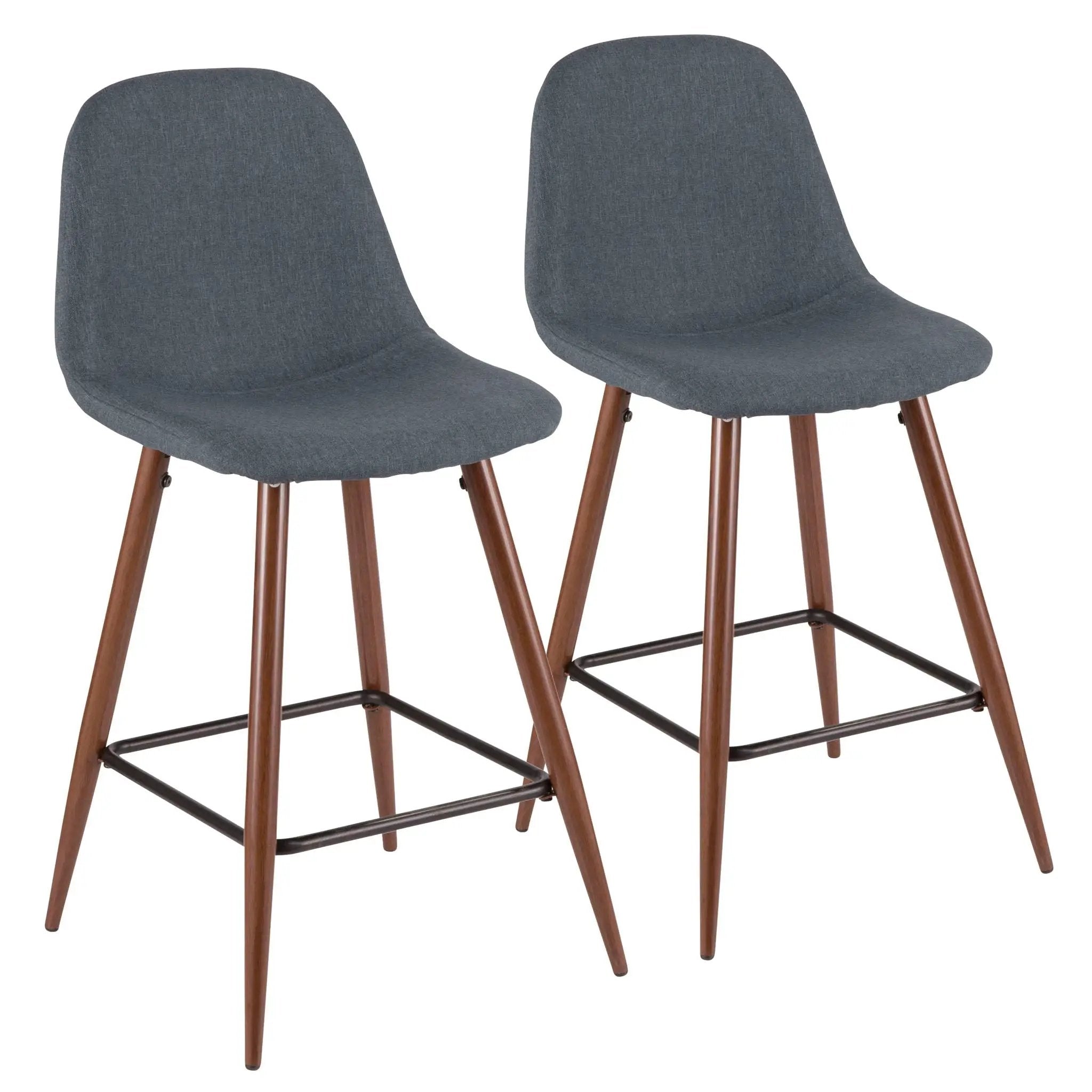 Pebble - Mid Century Modern Counter Stool (Set of 2) by Unique Piece Furniture