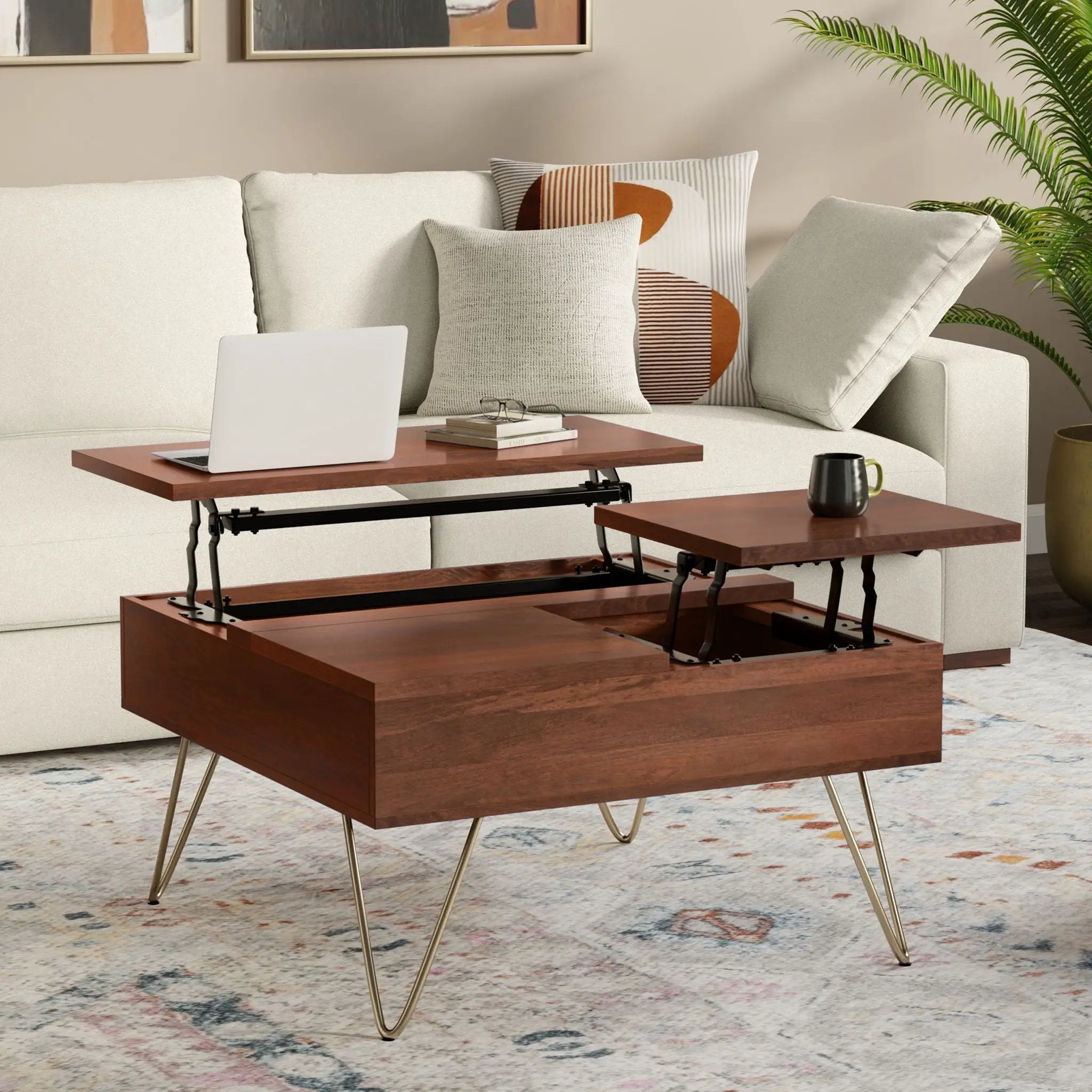 Hunter - Handcrafted Lift Top Coffee Table by Unique Piece Furniture