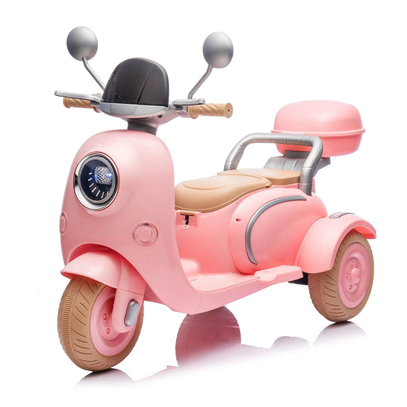 12V Two Motors Kids Ride On Two-Seater Electric Motorcycle by HouseOfZazla