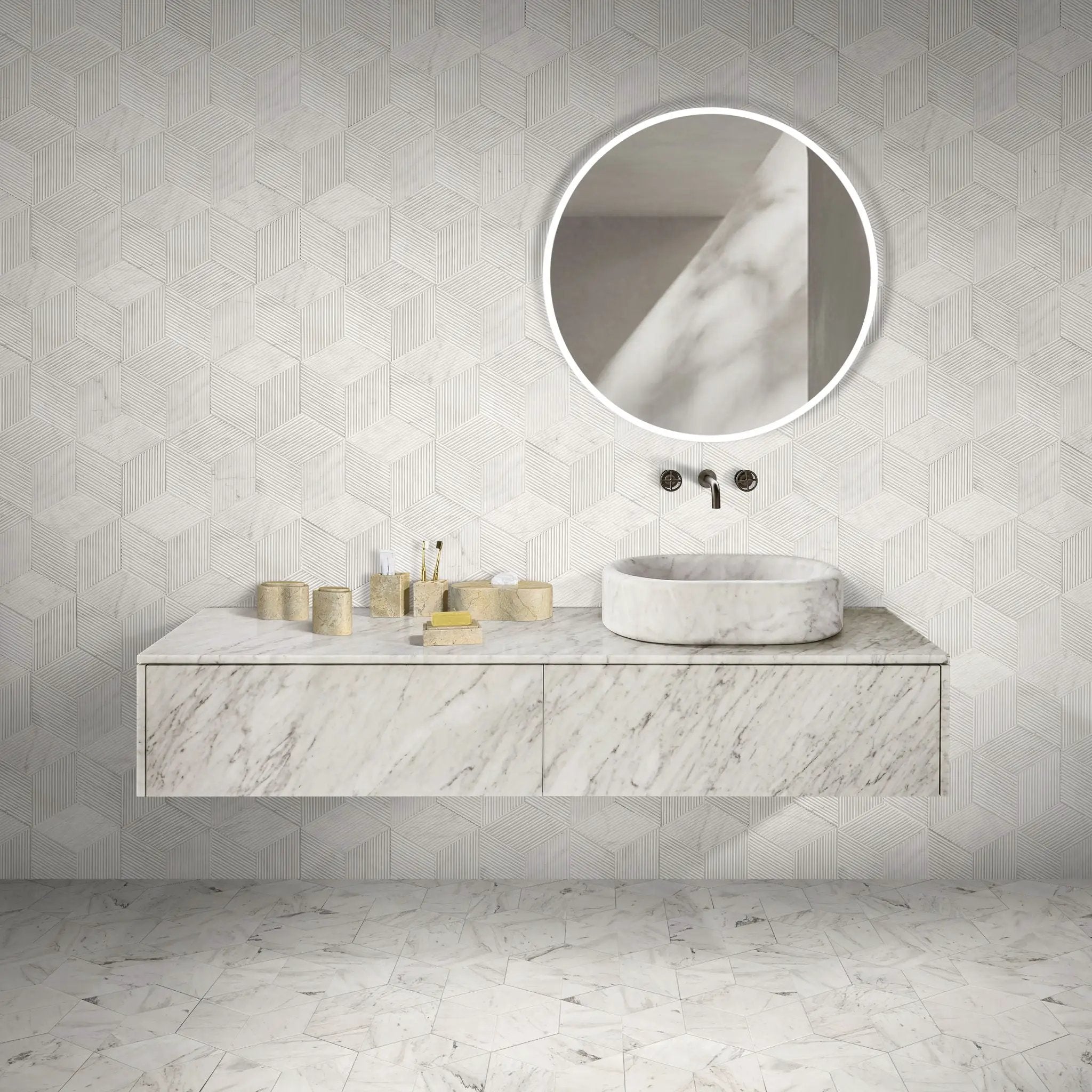 Elegant Bathroom Accessories Set by HouseOfZazla