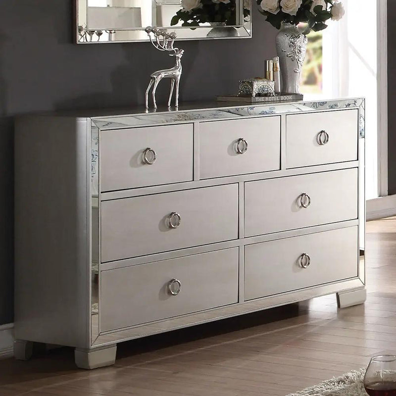 Voeville II - Dresser - Platinum by Unique Piece Furniture