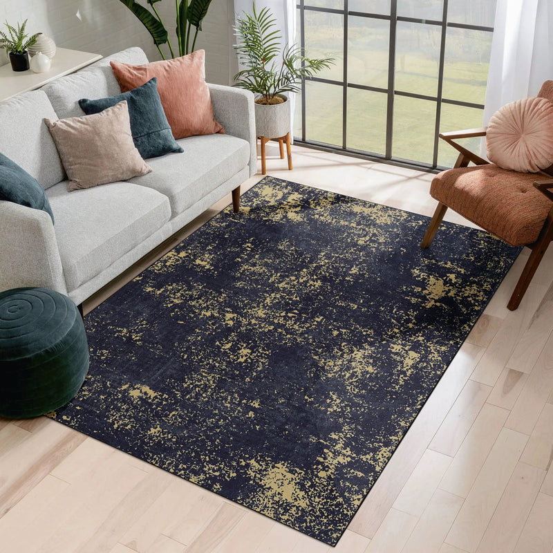 Maval - Abstract Washable Area Rug by Unique Piece Furniture