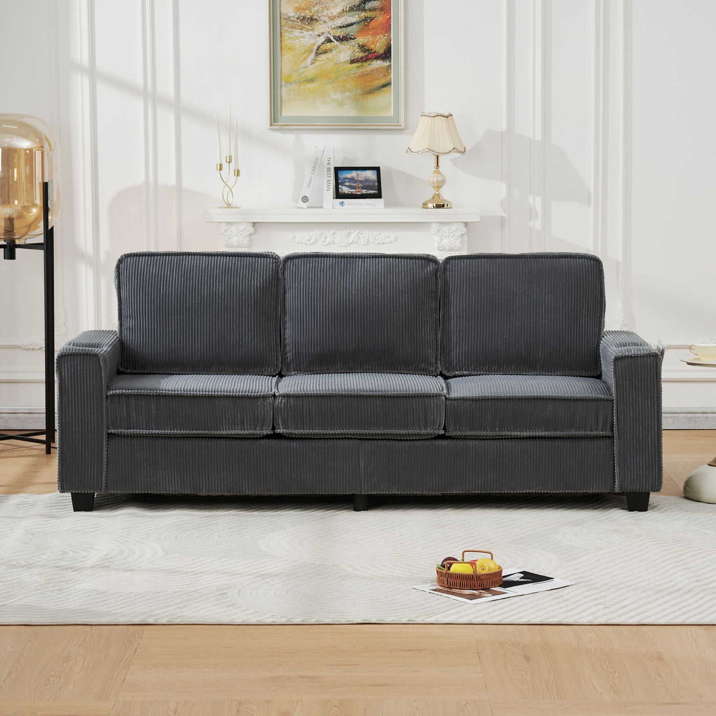 3 Seater Compact Sofa For Living Room by Unique Piece Furniture