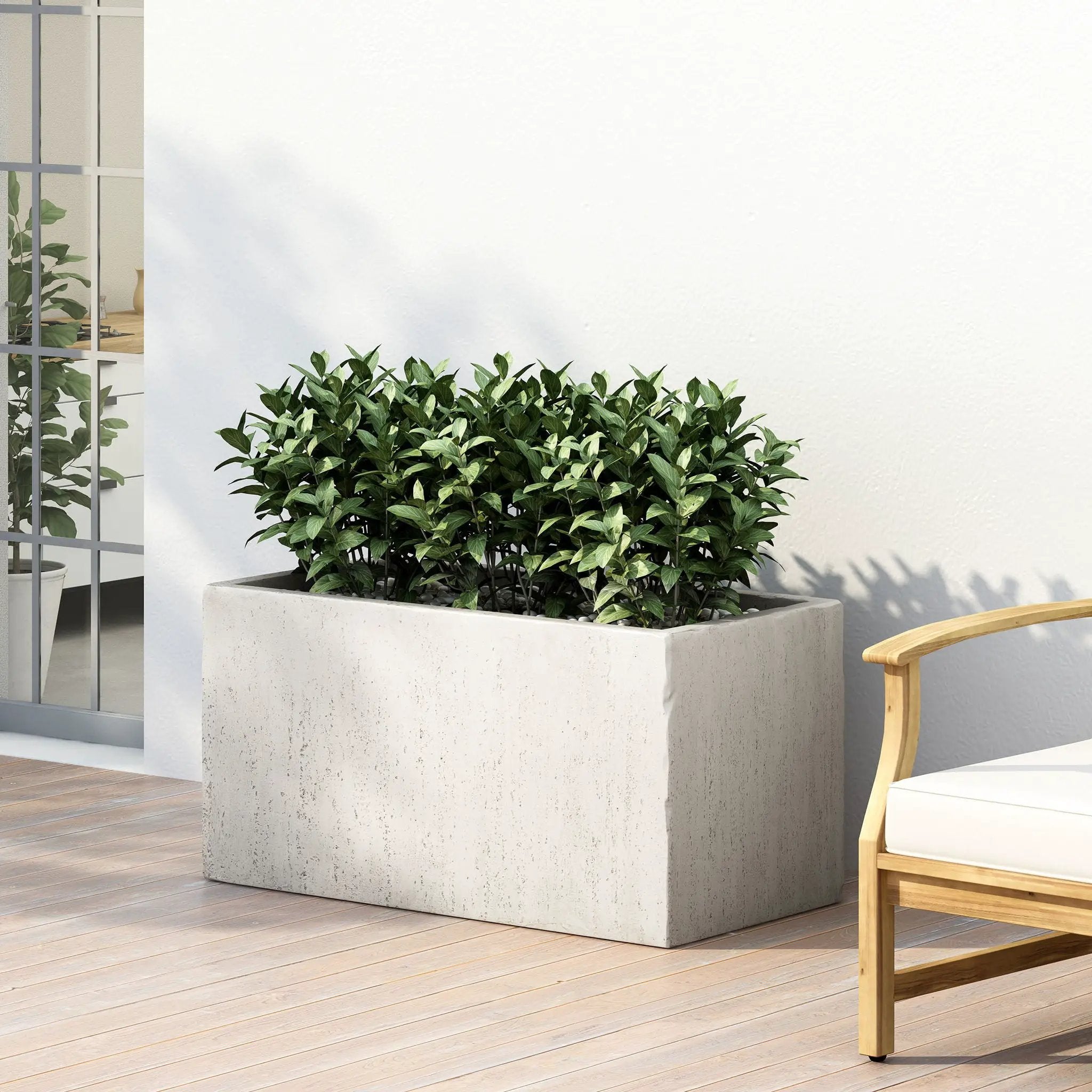 Modern Outdoor Planter by HouseOfZazla