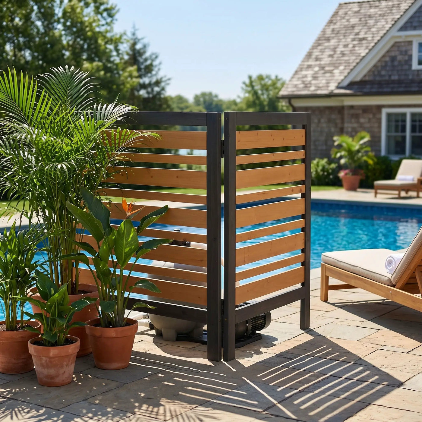 Outdoor Air Conditioner Fence Screen by HouseOfZazla