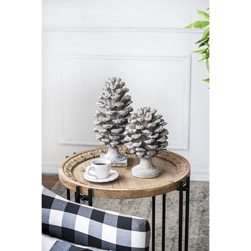 D7x10.5" Table Decor, Pinecone by HouseOfZazla