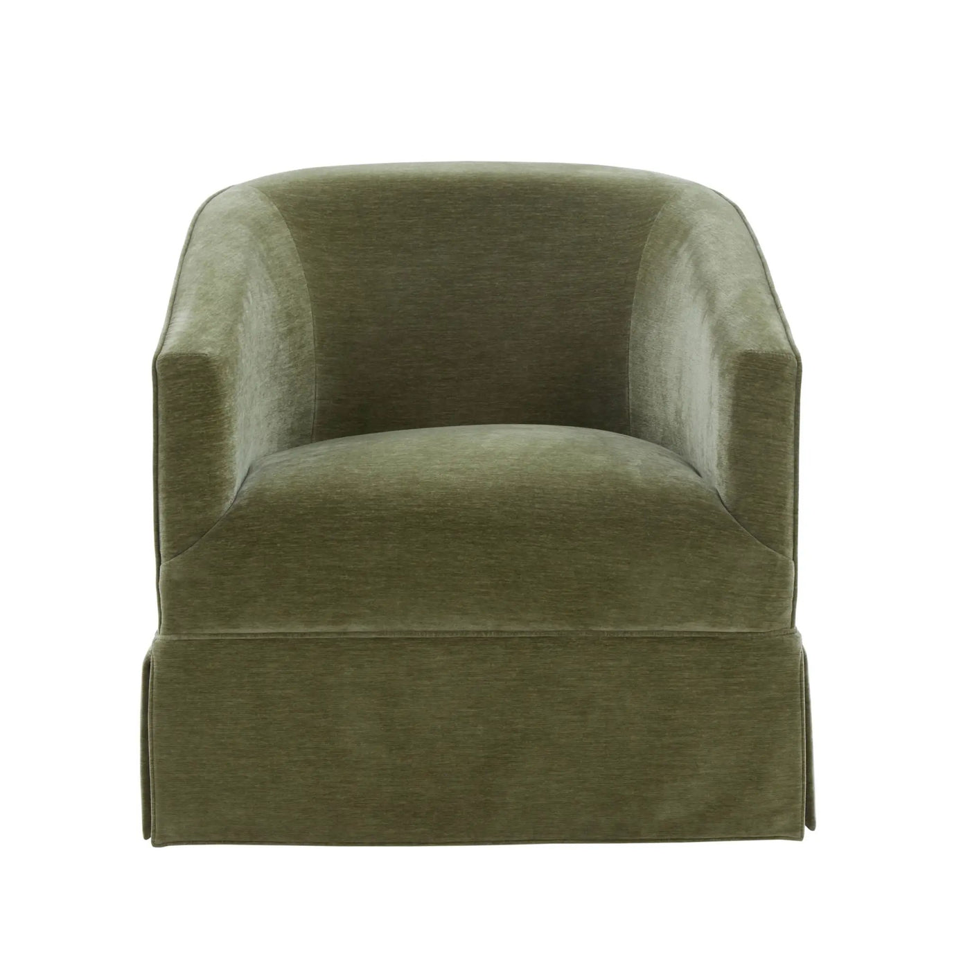Elm - Skirted Swivel Chair by HouseOfZazla