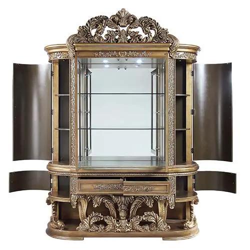 Constantine - Curio - Gold by Unique Piece Furniture