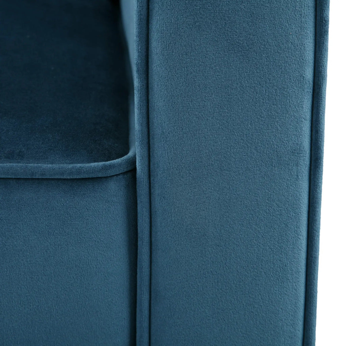 Blue Velvet Upholstered Club Chair by HouseOfZazla
