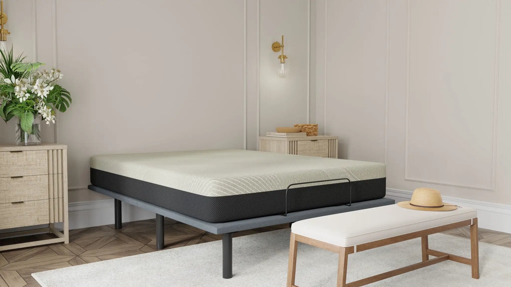 Gel Comfort - 10" Medium Firm Mattress by HouseOfZazla