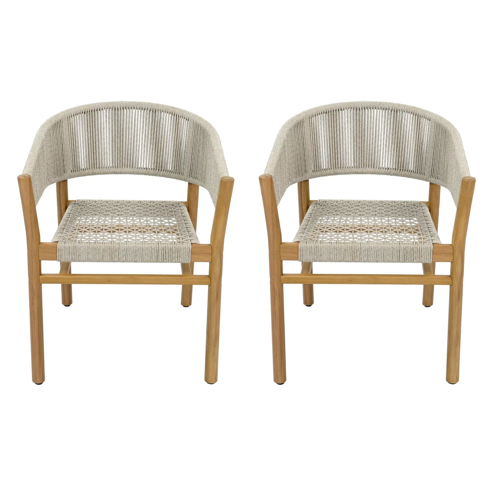 Outdoor Accent Chair Set 2 Person Seating Group by HouseOfZazla