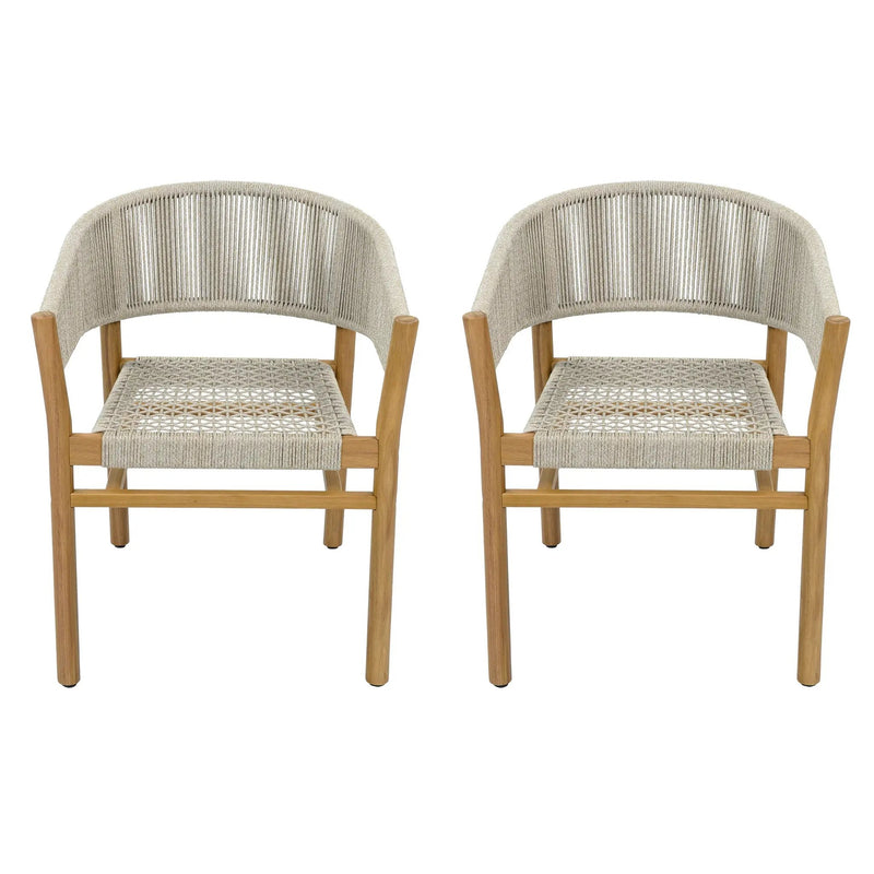 Outdoor Accent Chair Set 2 Person Seating Group by HouseOfZazla