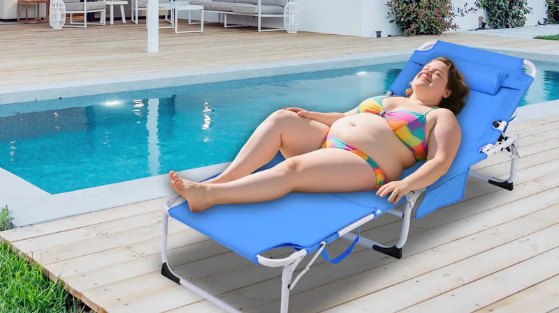 3-in-1 Heavy Duty Tanning Chair with Face Hole Adjustable, photo 5 of 10