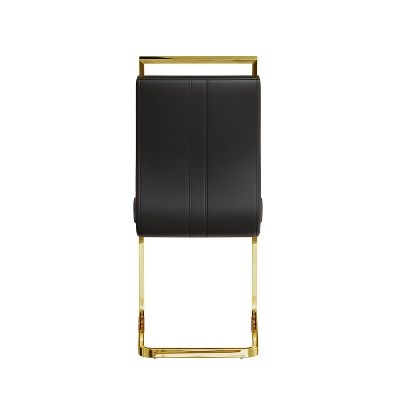 Side Dining Room Chair, Padded Seat High Back by HouseOfZazla
