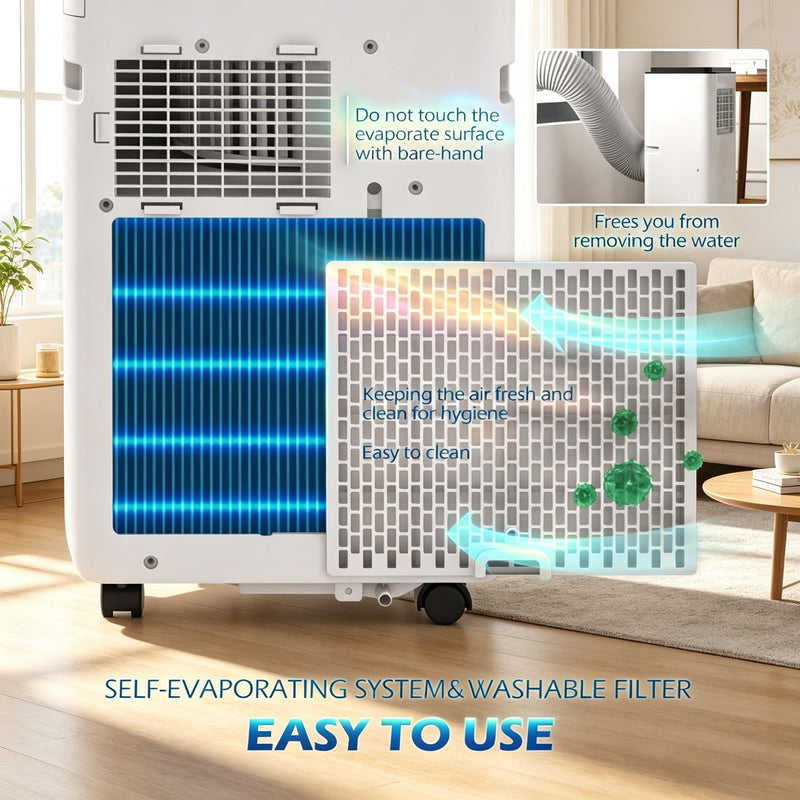 Portable Air Conditioner with Powerful Cooling and Multiple Modes by HouseOfZazla