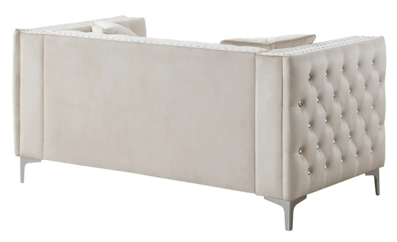 Elegant Track Arm Loveseat by Unique Piece Furniture