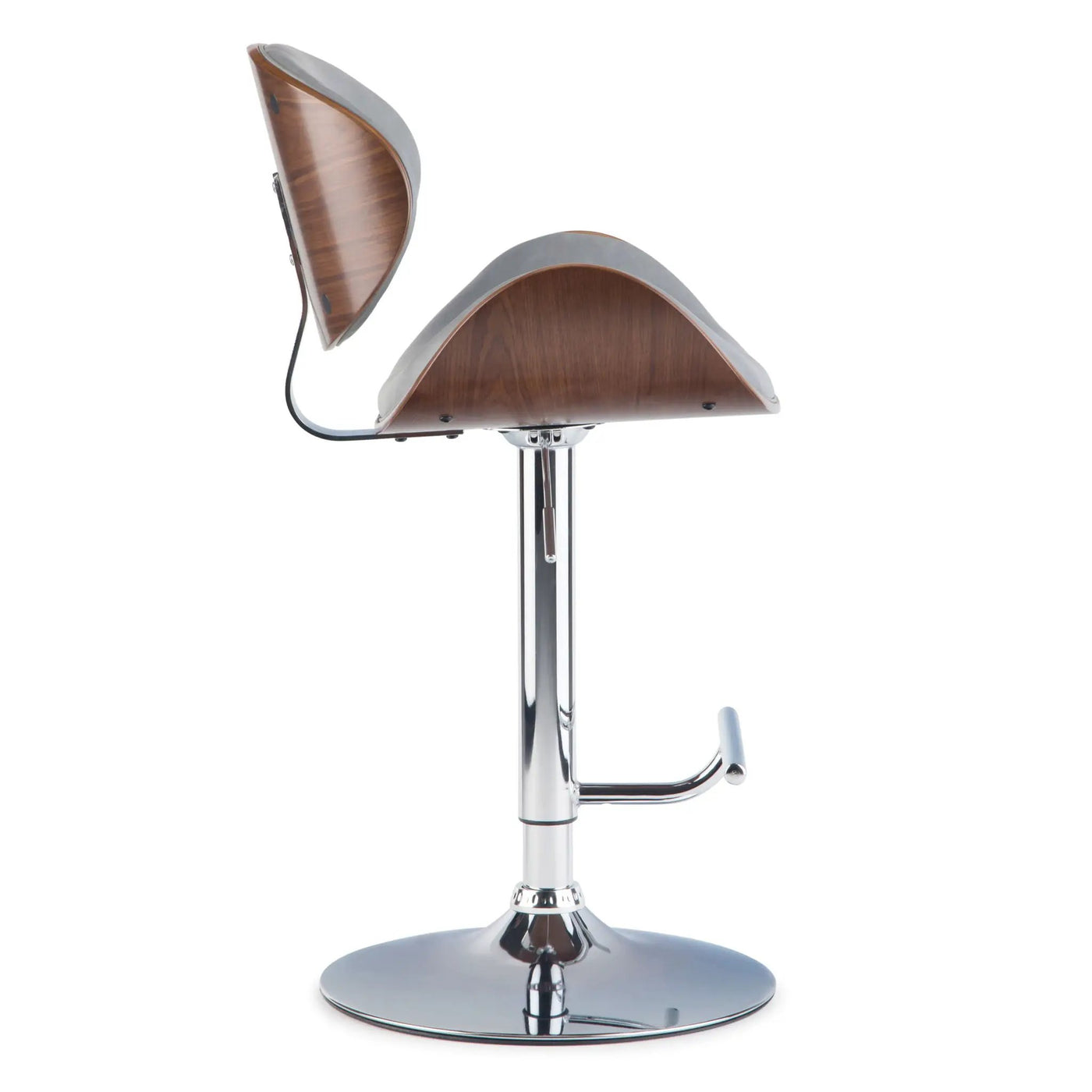 Marana - Multifunctional Handcrafted Bentwood Adjustable Swivel Bar Stool by HouseOfZazla