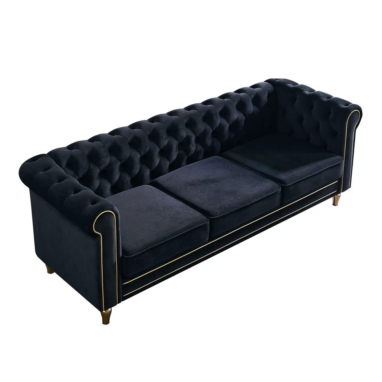 Chesterfield - Sofa 84.65" For Living Room by HouseOfZazla