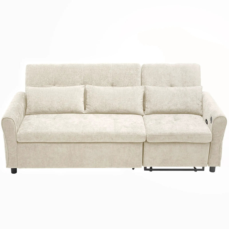 3 Seater Sofa Bed And Reversible Recliner by Unique Piece Furniture