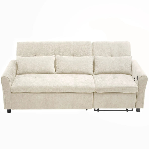 3 Seater Sofa Bed And Reversible Recliner
